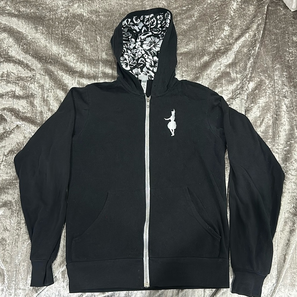 Black zip up hoodie